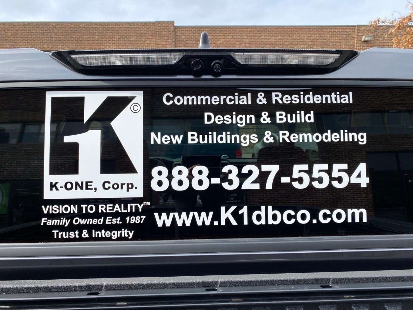Drive Your Brand Forward: Custom Vehicle Graphics for K-ONE Construction