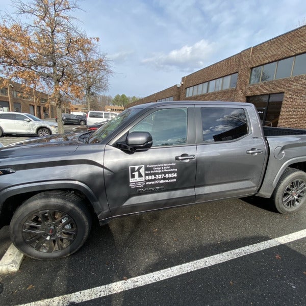 Drive Your Brand Forward: Custom Vehicle Graphics for K-ONE Construction