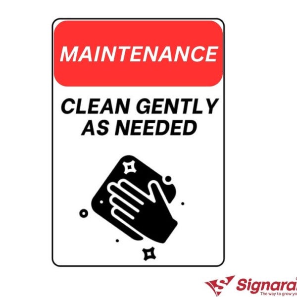 Maintain your signage