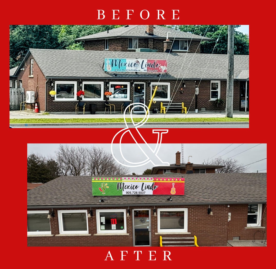 Sign Face Update for Mexico Lindo (Whitby)