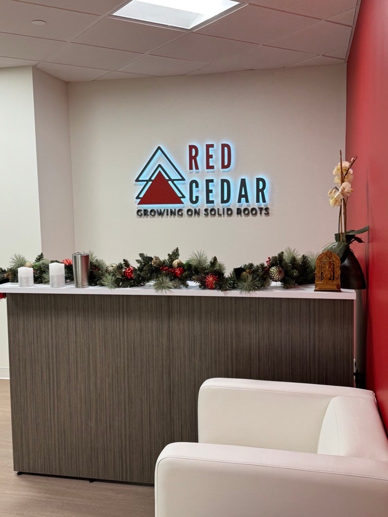 Elevating Red Cedar’s Brand with a Stunning Halo-Lit Lobby Sign