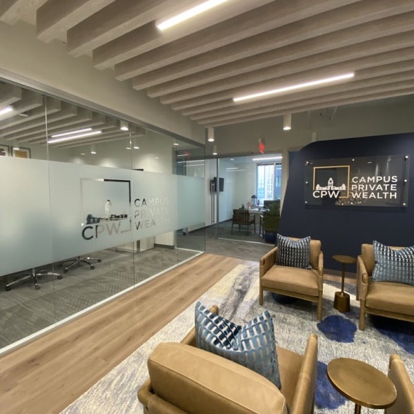 Transforming Kestra Private Wealth Services’ Office with Branded Window Frosting and Lobby Sign