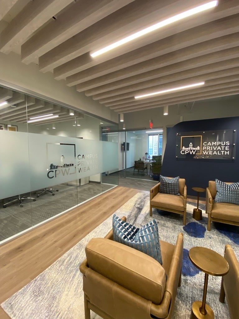 Transforming Kestra Private Wealth Services’ Office with Branded Window Frosting and Lobby Sign