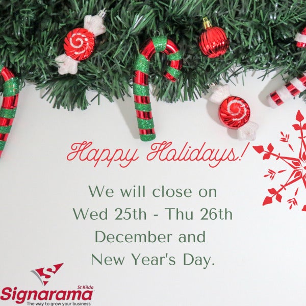 Opening Hours During Holiday Season 2024