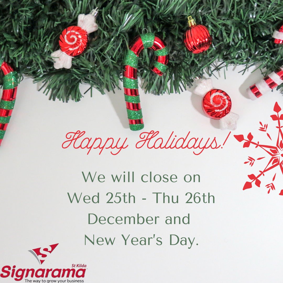 Opening Hours During Holiday Season 2024