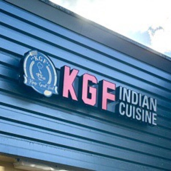 Custom Storefront Sign - Channel Letters - KGF Indian Cuisine, Kirkland, WA