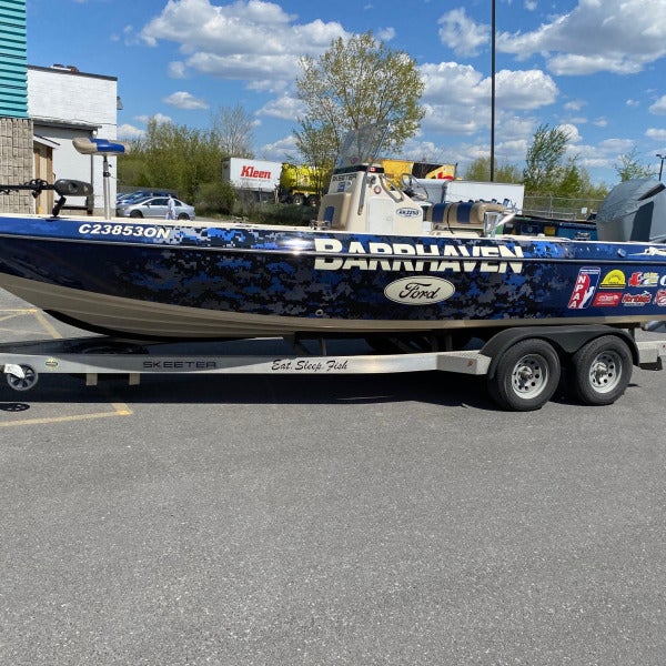 Boat Wrap - Jim Miles - Barrhaven Ford