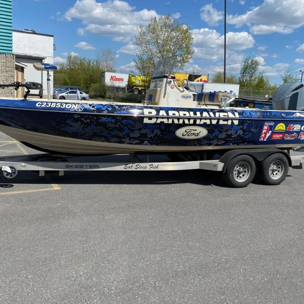 Boat Wrap - Jim Miles - Barrhaven Ford