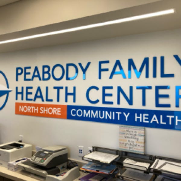 Peabody Family Health Center Acrylic Letters 1.2.25