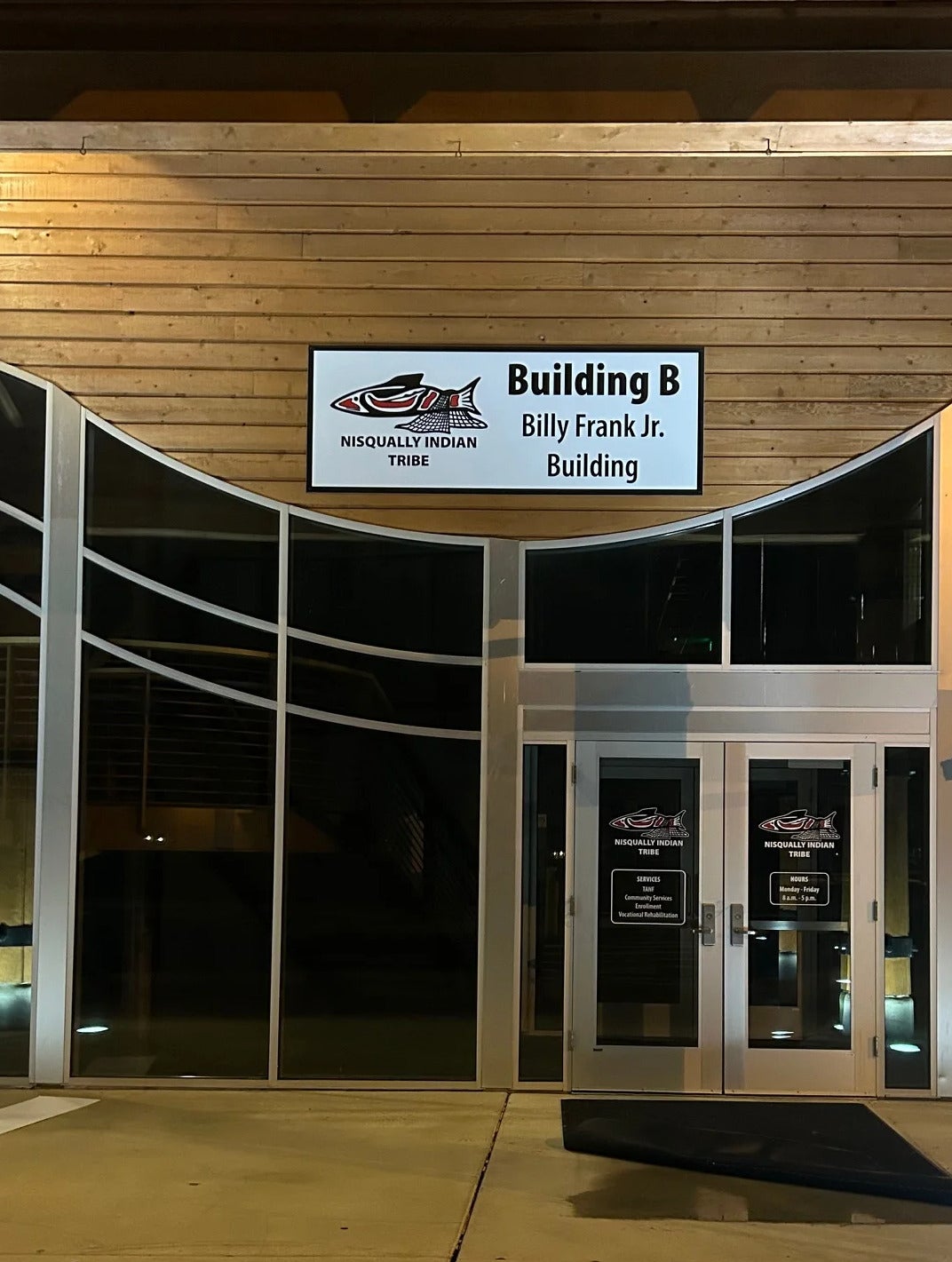 Nisqually Tribe Campus Signage Gets Updates