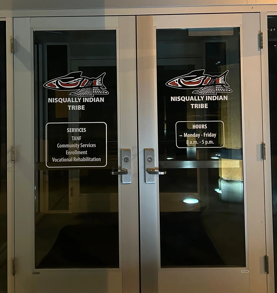 Nisqually Tribe Campus Signage Gets Updates
