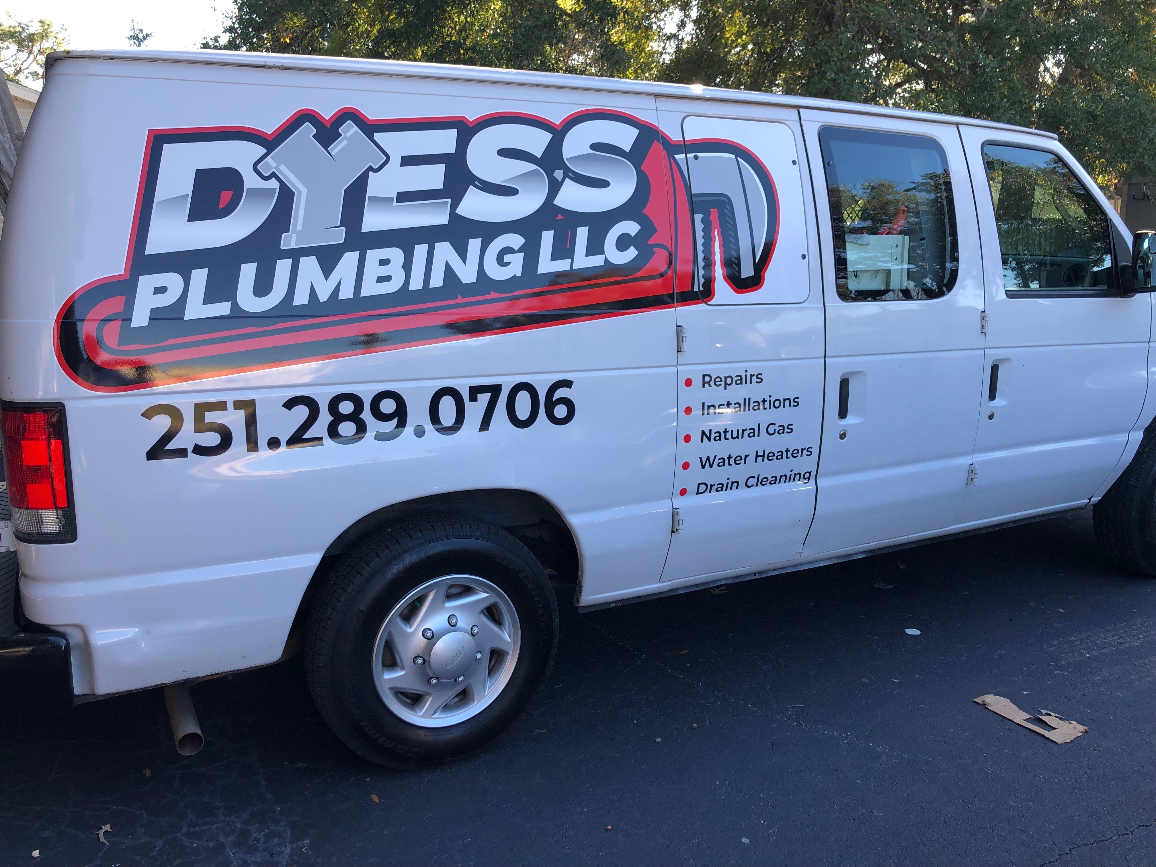 Dyess Plumbing LLC Van Wrap