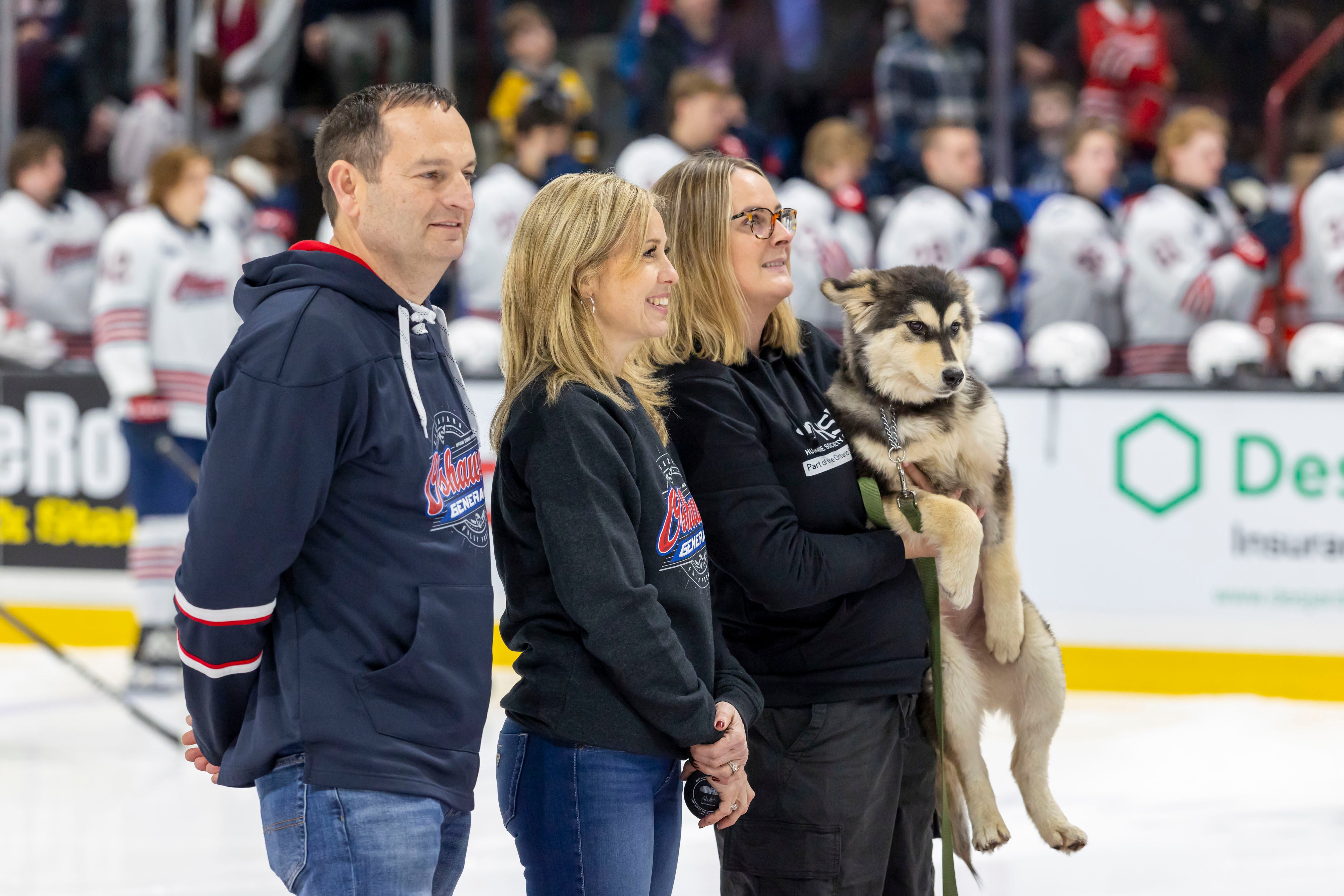 A Night to Remember with the Oshawa Generals & Durham Region Humane Society!