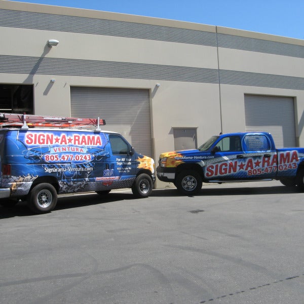 Signarama Custom Fleet Van and Truck Graphics Ventura County