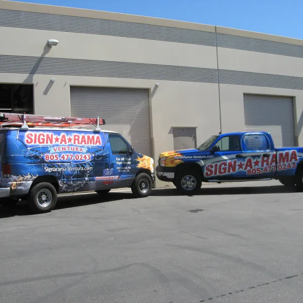 Signarama Custom Fleet Van and Truck Graphics Ventura County