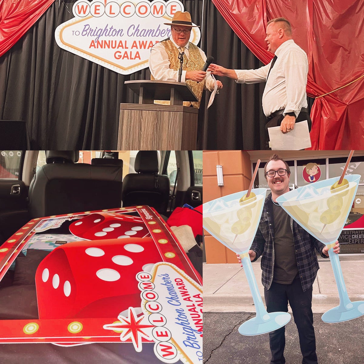 Sign Design for Brighton Chamber Casino Night