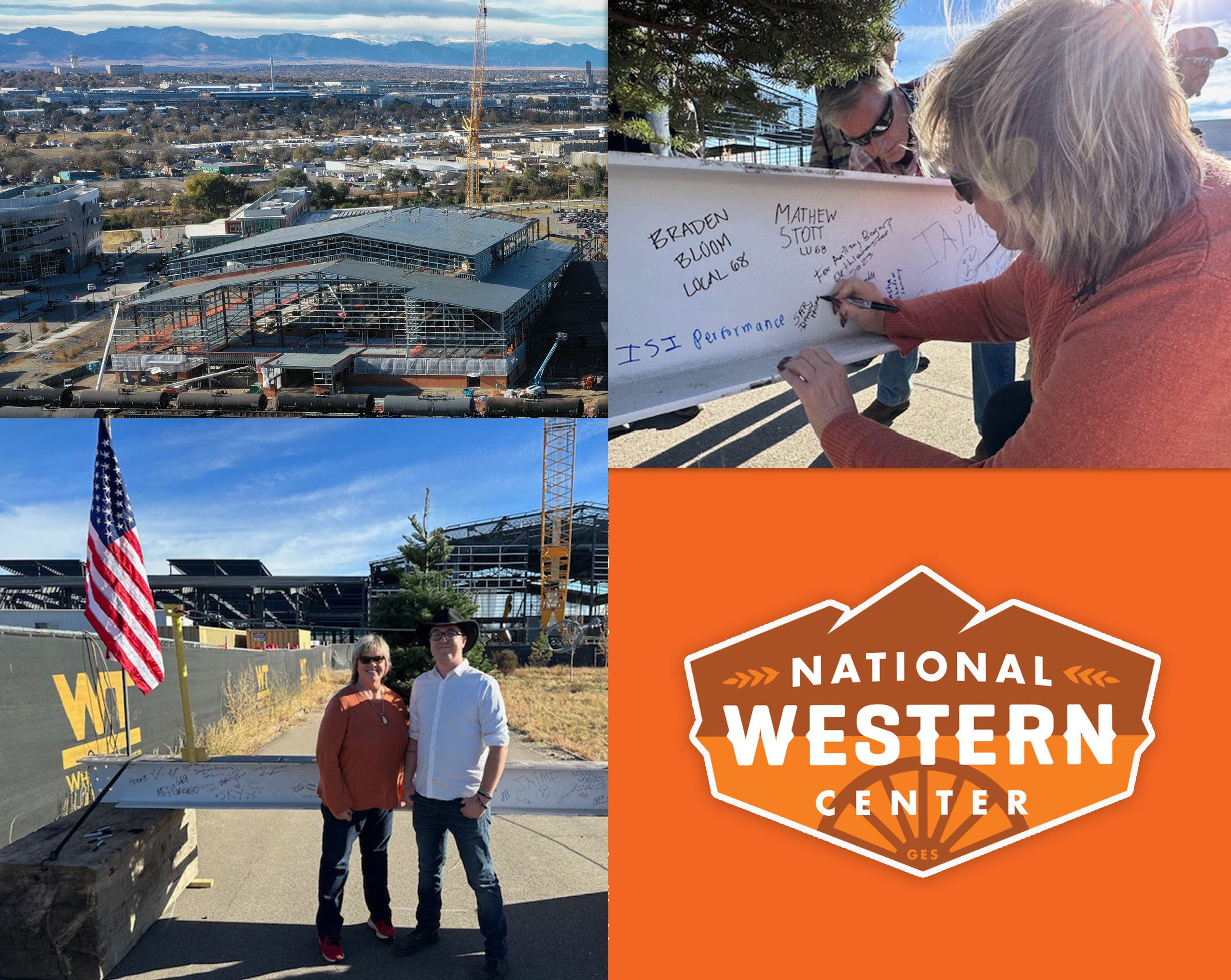 Dawn and Dae at the National Western Center Topping Out Ceremony