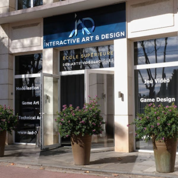 enseigne-logo-relief-ecole-du-jeu-video-montpellier-by-signarama