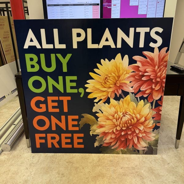 Reston Farms Signage