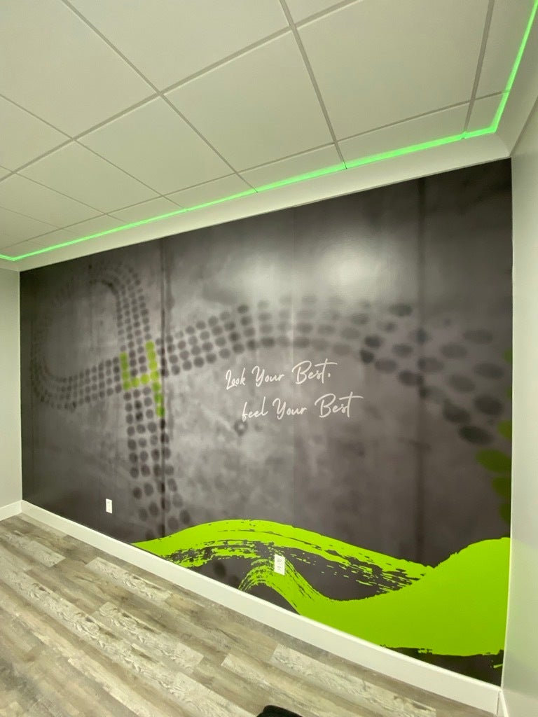 Transforming Spaces with Stunning Wall Murals: 4EverYoung Spa in Falls Church
