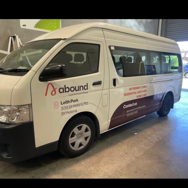Bus Graphics -Abound Communities Retirement Saint Helena VIC