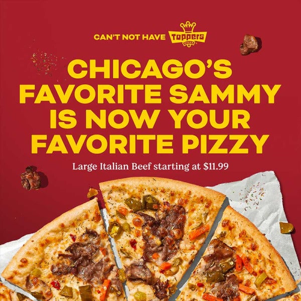 Toppers Pizza Unveils Mouthwatering Menu Revamp for 2025: Italian Beef Pizza and Plant-Based Delights Galore Toppers Pizza Unveils Mouthwatering Menu Revamp for 2025: Italian Beef Pizza and Plant-Based Delights Galore