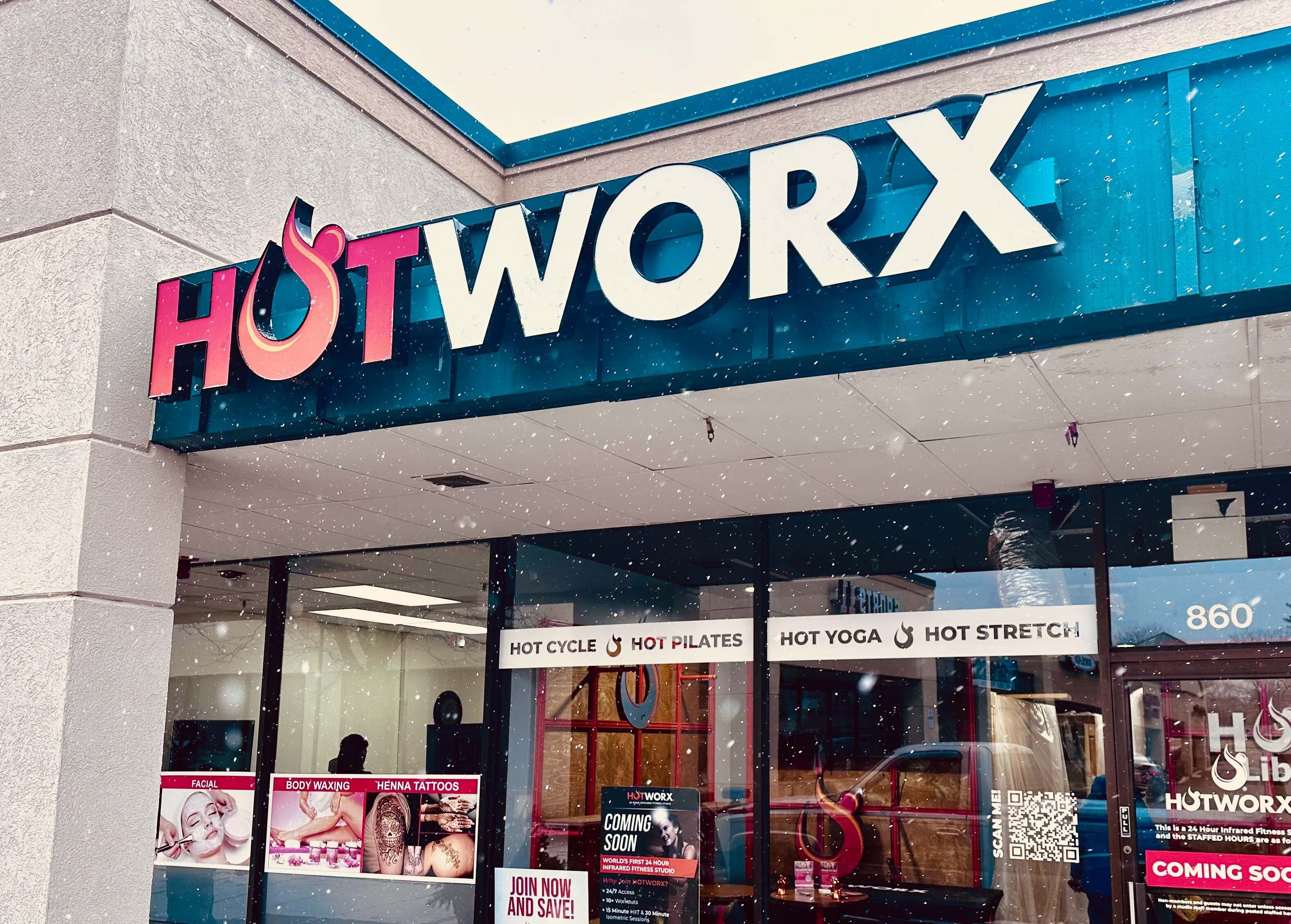 A Cool Sign for A Hot New Workout Studio