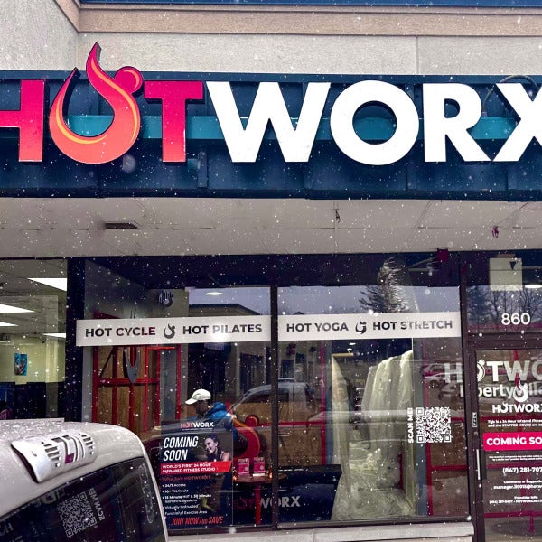A Cool Sign for A Hot New Workout Studio
