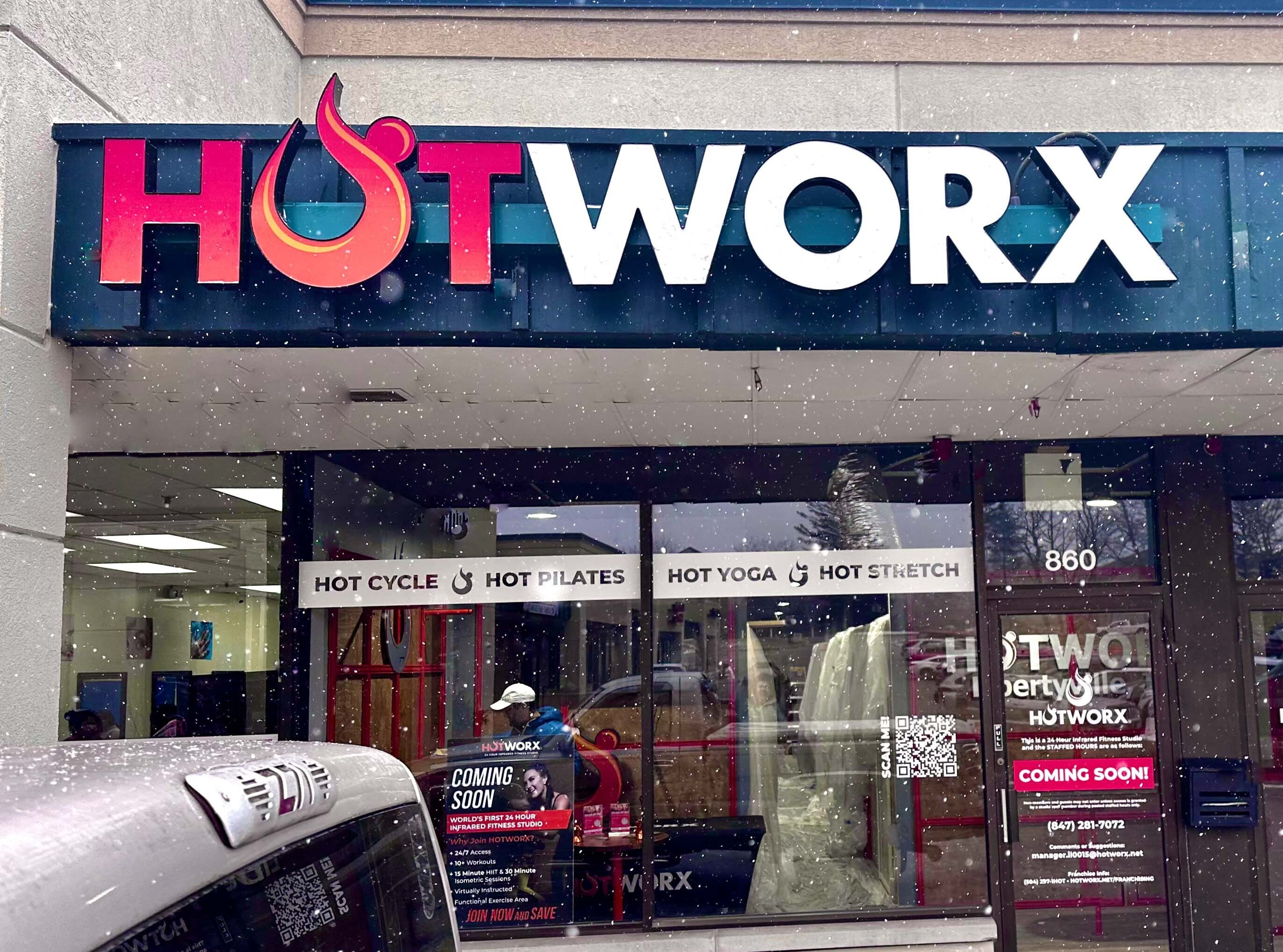 A Cool Sign for A Hot New Workout Studio