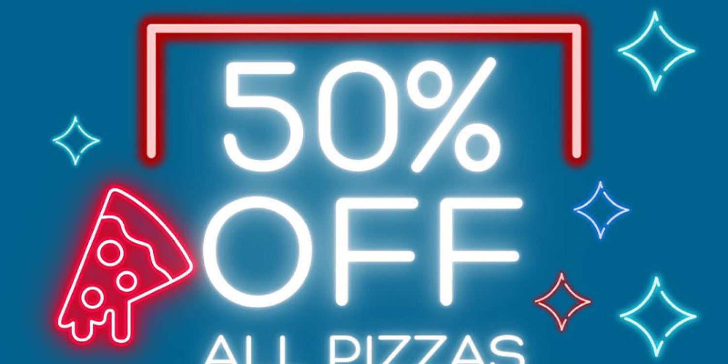 Domino's Pizza Delights Pizza Lovers with Mouth-Watering 50% Off Deal: Slice Prices in Half for One Week Only Domino's Pizza Delights Pizza Lovers with Mouth-Watering 50% Off Deal: Slice Prices in Half for One Week Only