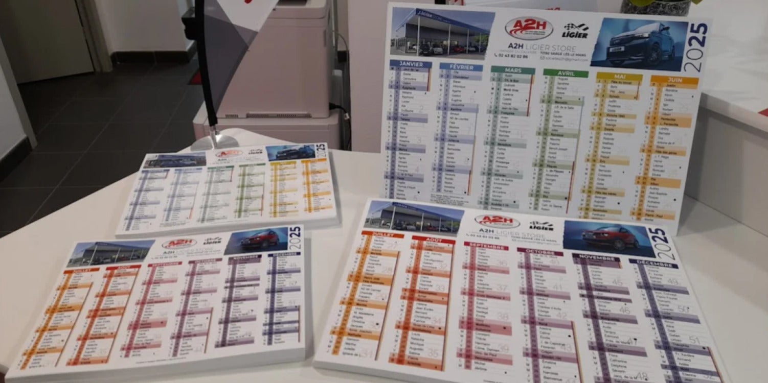 Calendriers personnalisés
