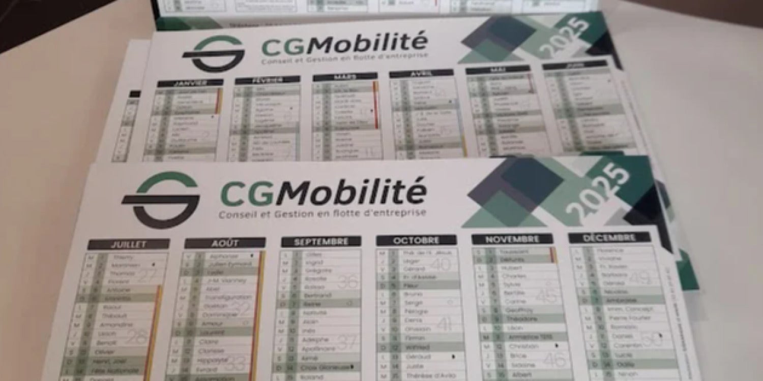 Calendriers personnalisés