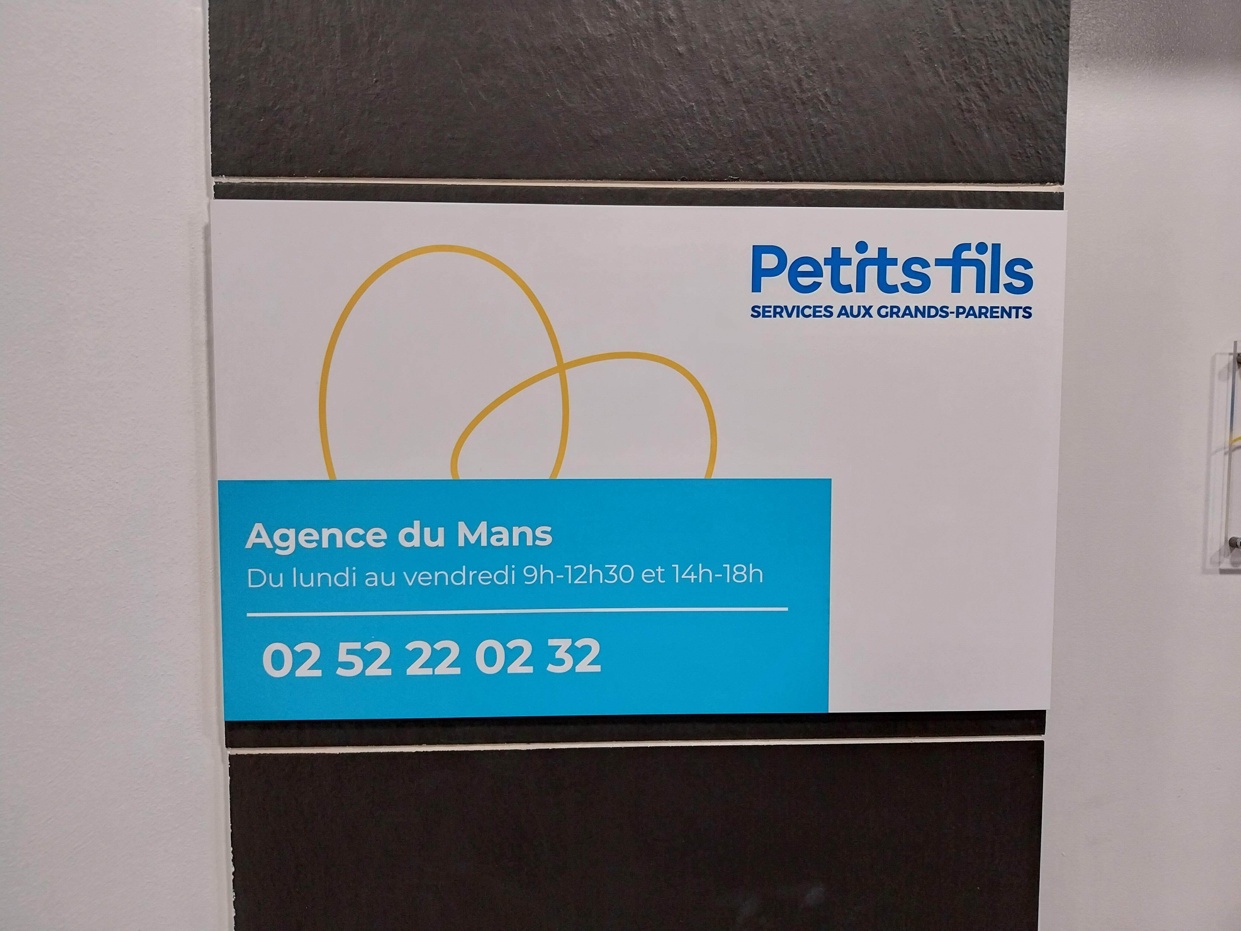Marquage de Vitres et Signalétique pour Petits Fils sur Le Mans