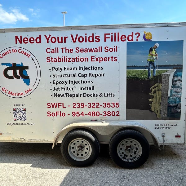G.C. Marine Inc Trailer Decals