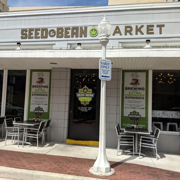 Seed Bean Market Window Decals