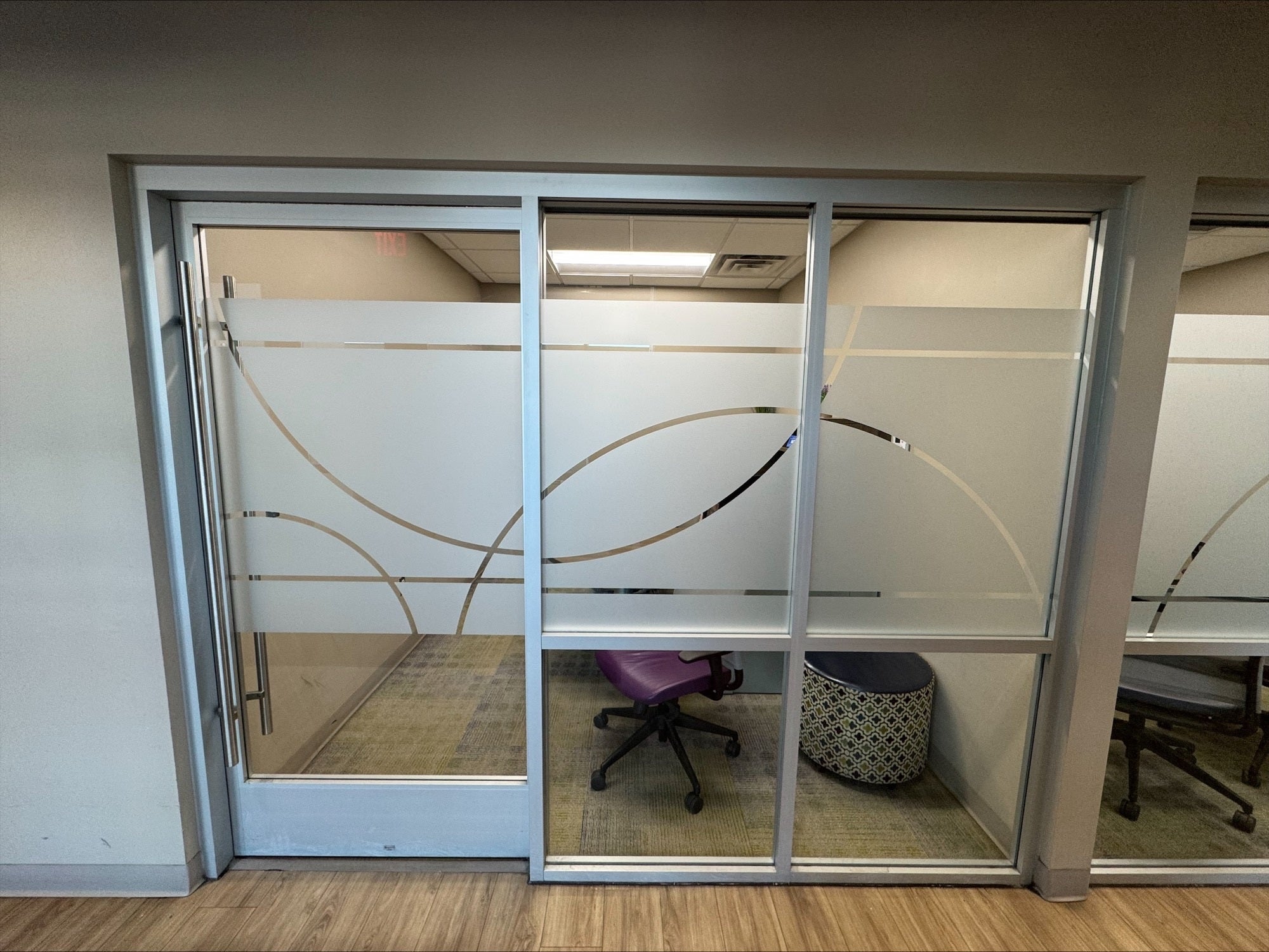 ELGA Credit Union - Office Etched Vinyl