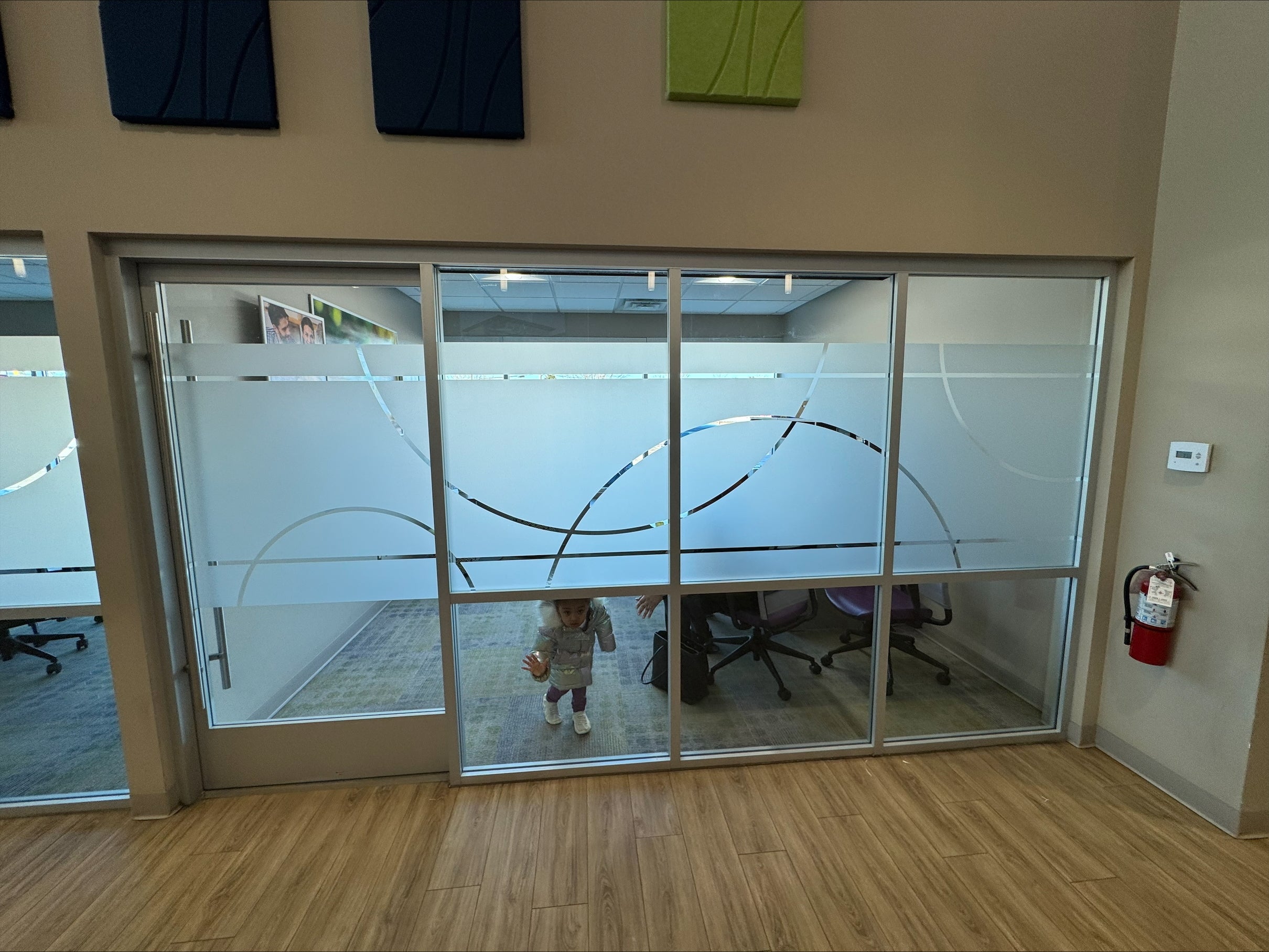 ELGA Credit Union - Office Etched Vinyl