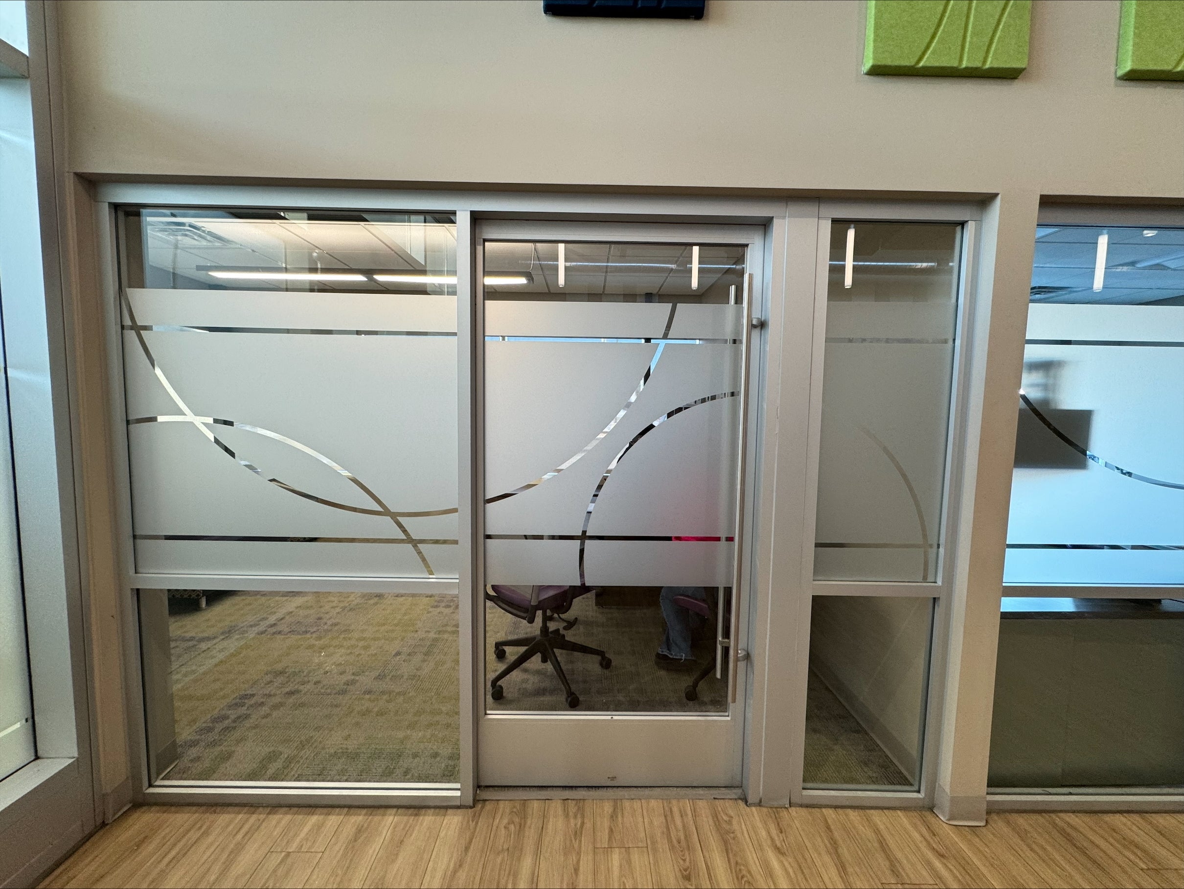ELGA Credit Union - Office Etched Vinyl