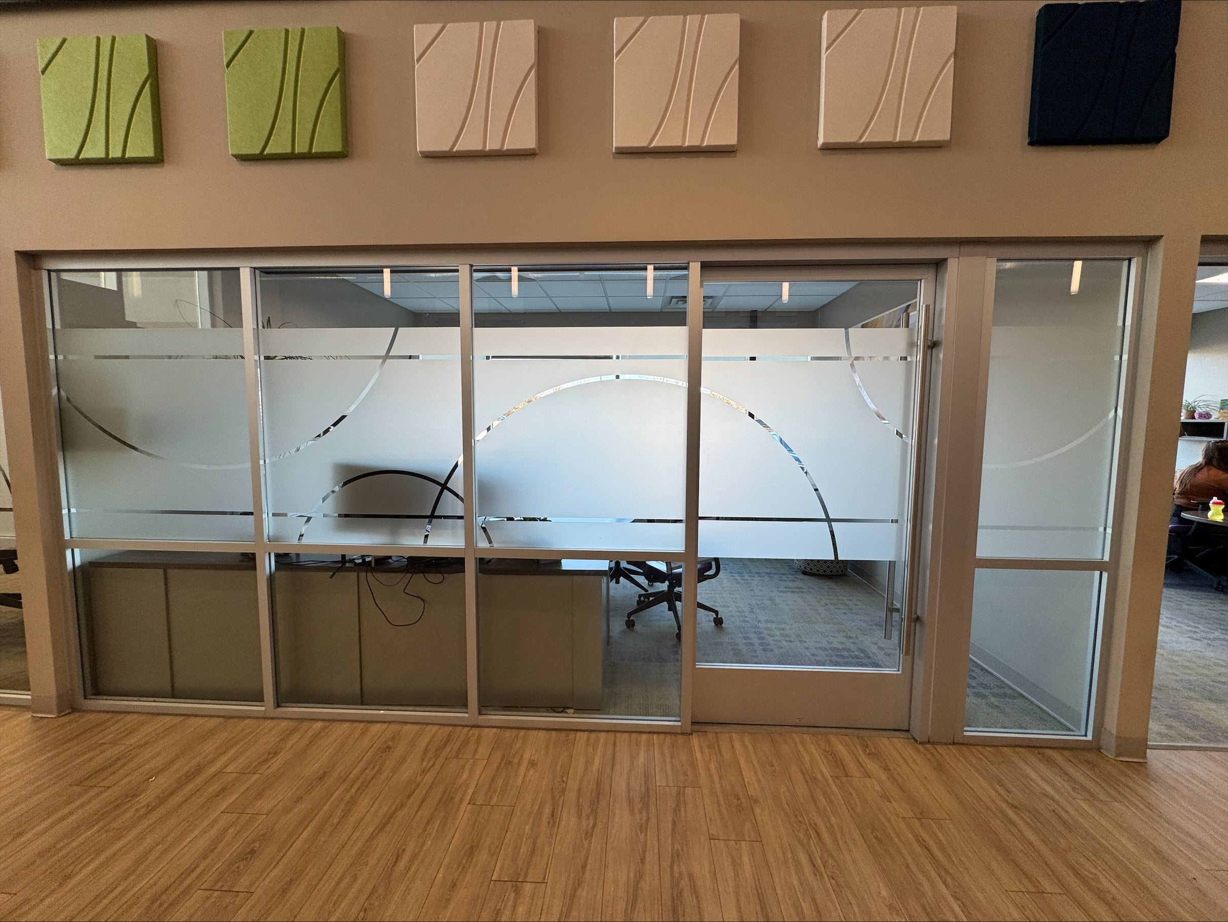ELGA Credit Union - Office Etched Vinyl