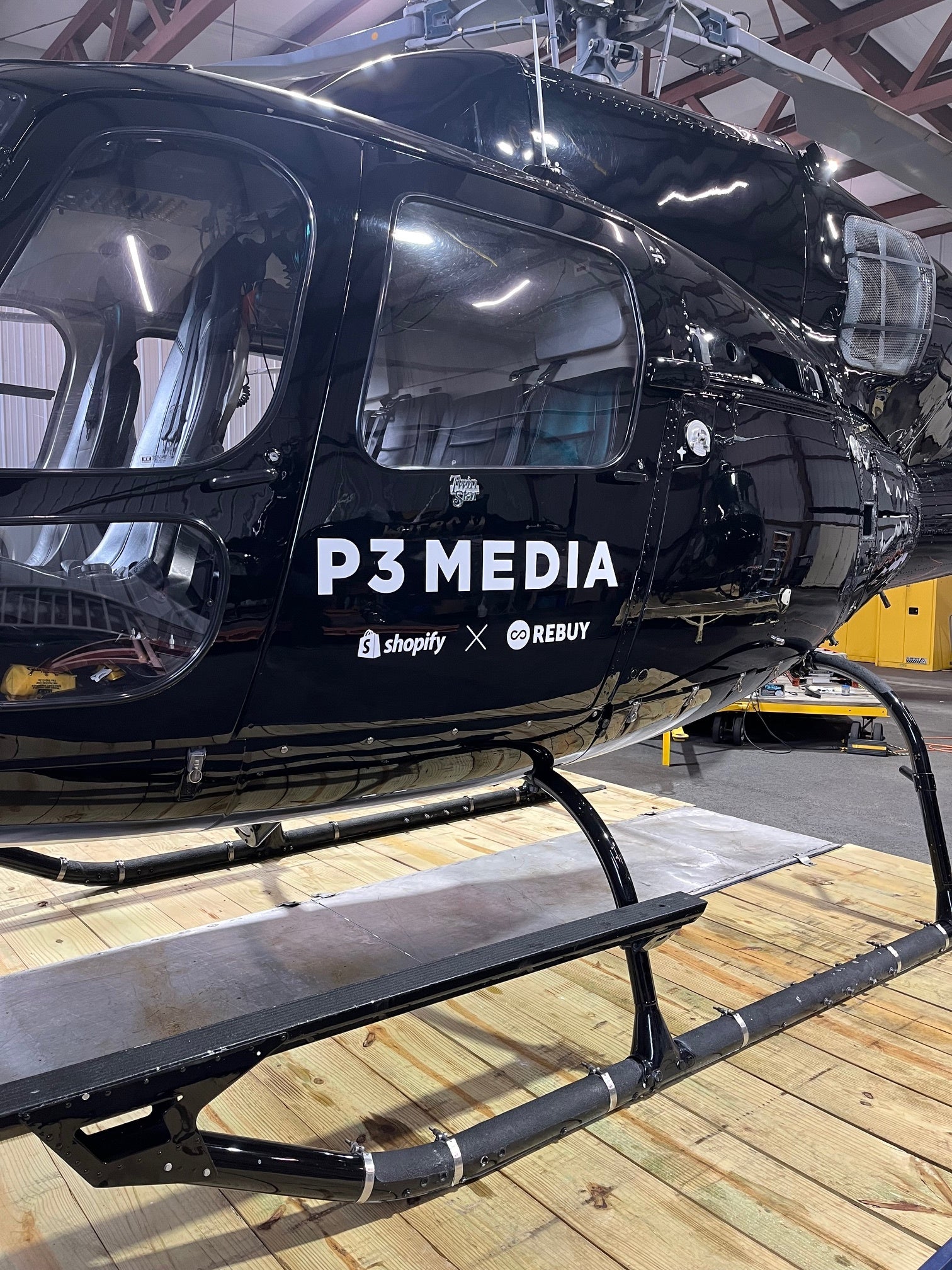 Custom cut vinyl helicopter graphics in White Plains. Professional design and installation for aviation branding and personalization.