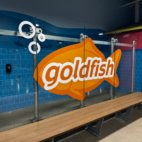 Swimming into Timonium with eye catching graphics!