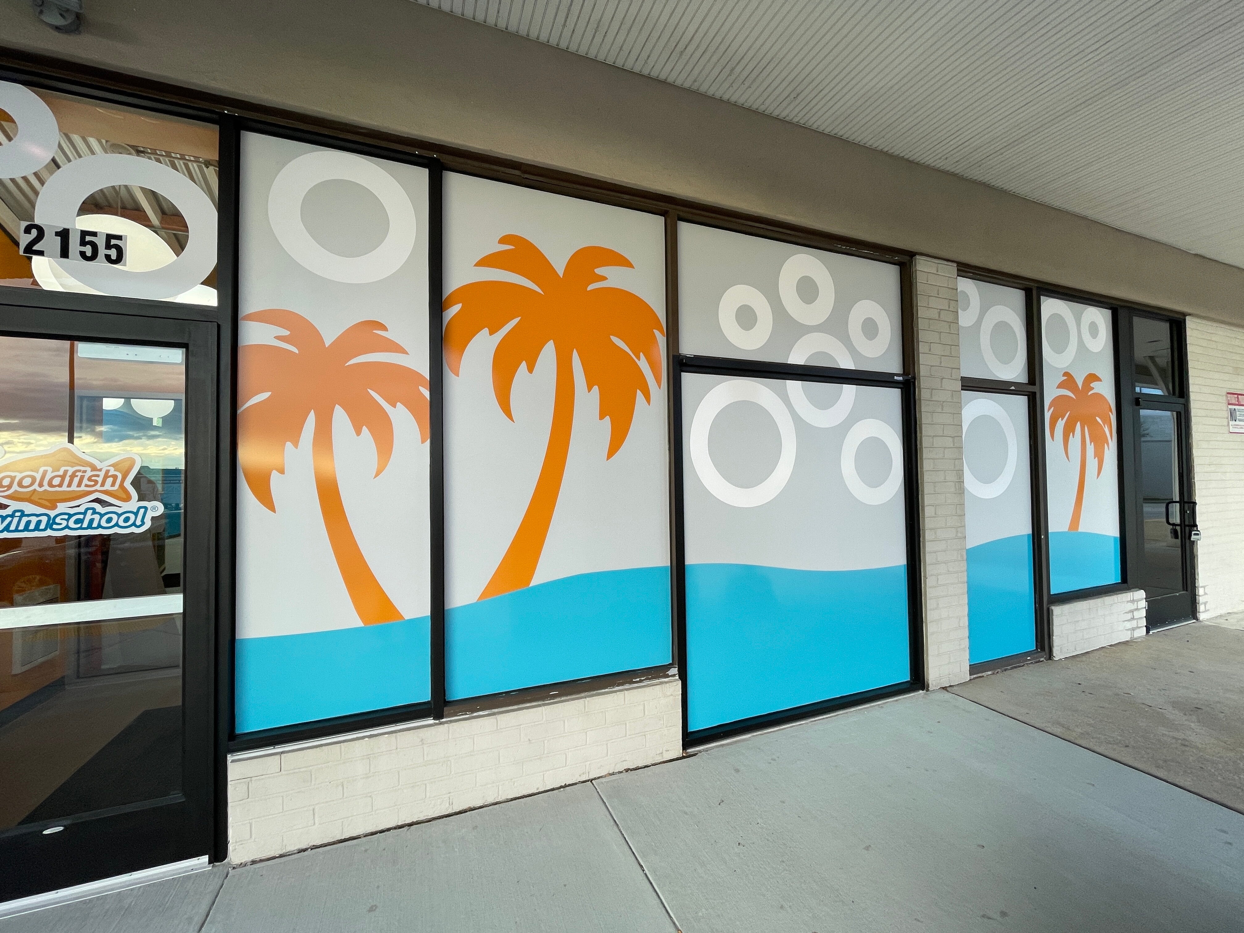 Swimming into Timonium with eye catching graphics!