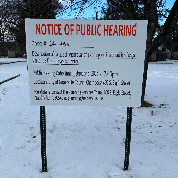 Public Notice Sign