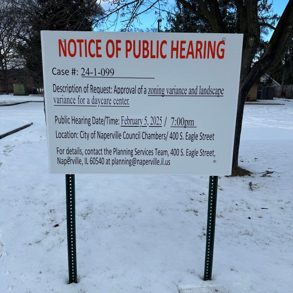 Public Notice Sign