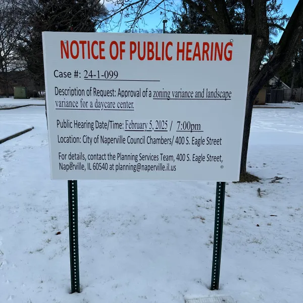 Public Notice Sign