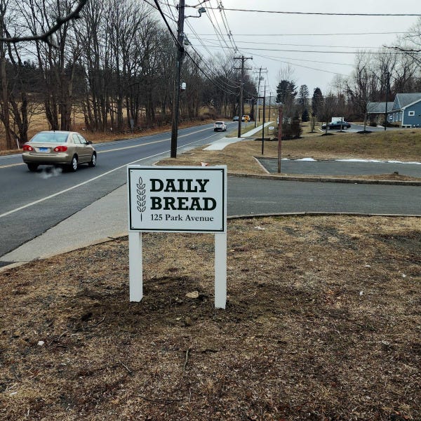 Food pantry Yard Sign