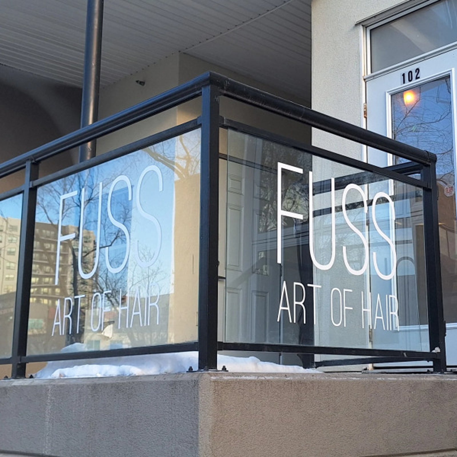 RTA Vinyl for Fuss Art of Hair in Edmonton, AB