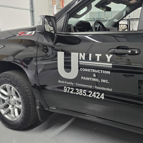 Fleet Graphics for Unity Construction in Addison, TX