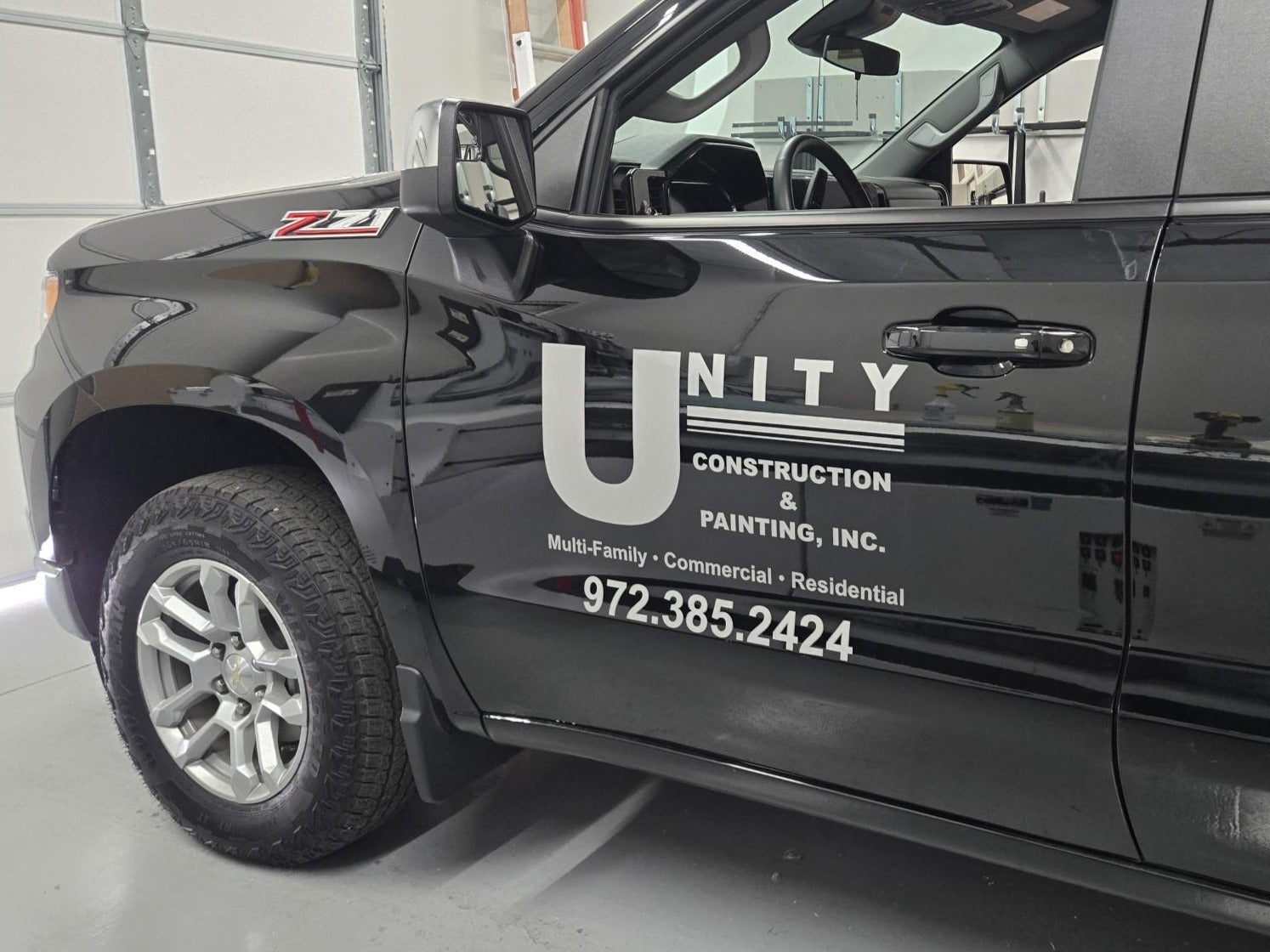 Fleet Graphics for Unity Construction in Addison, TX
