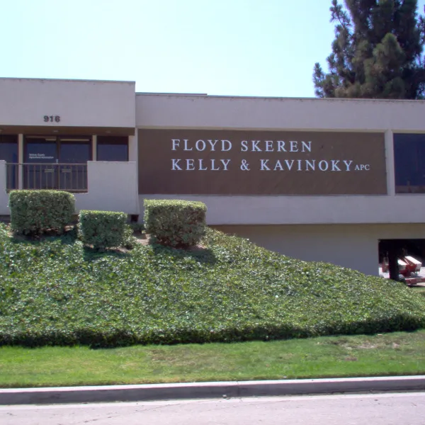 Custom monument sign for Floyd Skeren Kelly & Kavinoky by Signarama